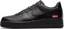 Nike Sneakers Air Force 1 Low Black Supreme - Thumbnail 1