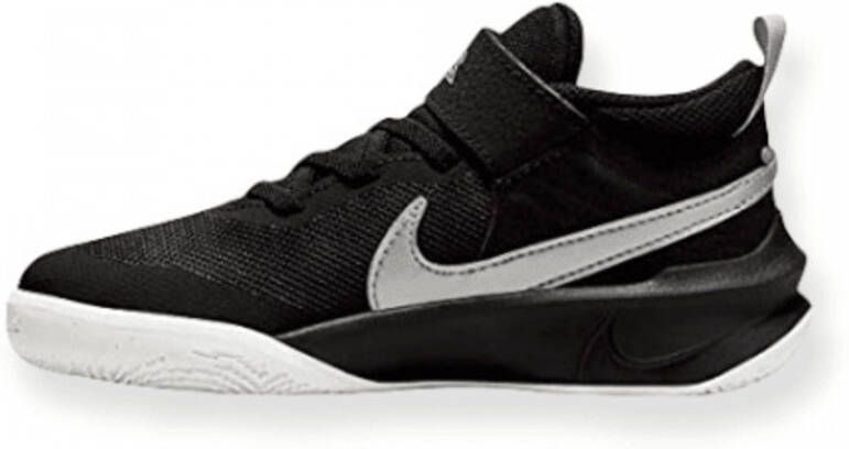Nike Team Hustle D 10 (Gs) Black Metallic Silver-Volt-White Basketballshoes grade school CW6735-004 - Foto 7