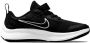 Nike Star Runner 3 Sportschoenen Kleuters Zwart Grijs Wit - Thumbnail 1