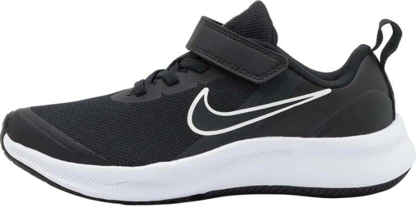 Nike Star Runner 3 Sportschoenen Kleuters Zwart Grijs Wit