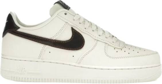 Nike Lage Sneakers Air Force 1 Low '07 Soft Pearl Brown Croc