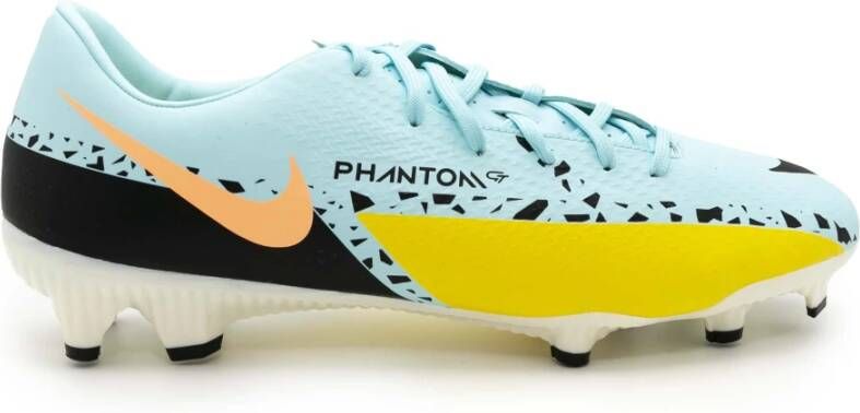 Nike Phantom GT2 Academy Gras Kunstgras Voetbalschoenen (MG) Blauw Zwart Geel - Foto 5
