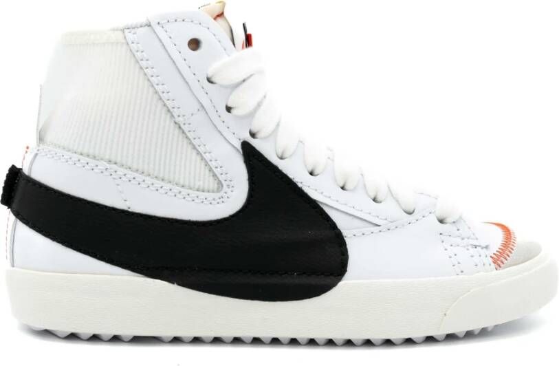 Nike Jumbo High-Top Sneaker Wit Zwart White Dames