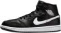 Jordan Wmns Air 1 Mid Basketball Schoenen black white black maat: 40.5 beschikbare maaten:40.5 - Thumbnail 1