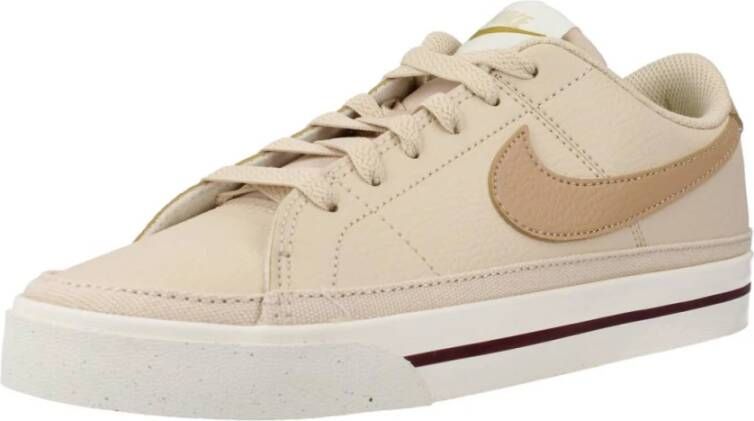 Nike Stijlvolle Court Legacy Next Natur Sneakers Beige Dames