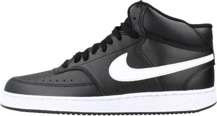 Nike Stijlvolle Court Vision Mid Next N Sneakers Black Heren