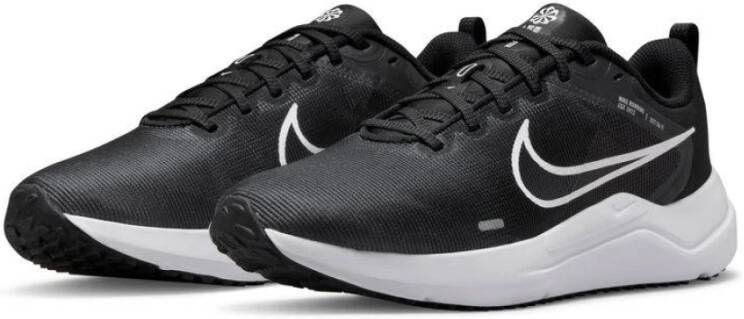 Nike Stijlvolle Downshifter 12 Sneakers voor heren Zwart Heren