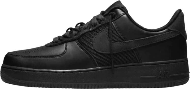 Nike Kids Air Force 1 Gs Low Black Black Black Shoes grade school 314192 009 - Foto 7
