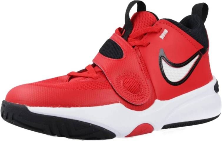 Nike Team Hustle D 11 Basketbalschoenen voor kids Rood
