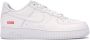 Nike Supreme Witte Air Force 1 Low White - Thumbnail 1