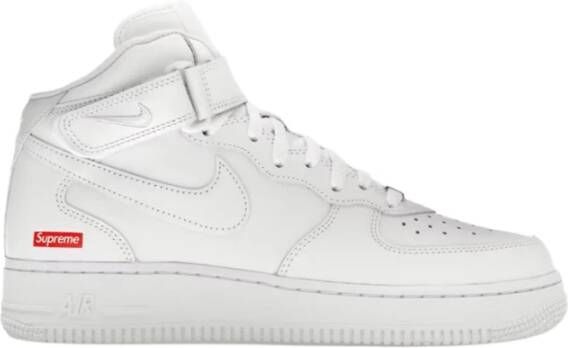 Nike Hoge Sneakers Air Force 1 Mid Supreme White