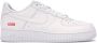 Nike Supreme Witte Air Force 1 Low White - Thumbnail 1