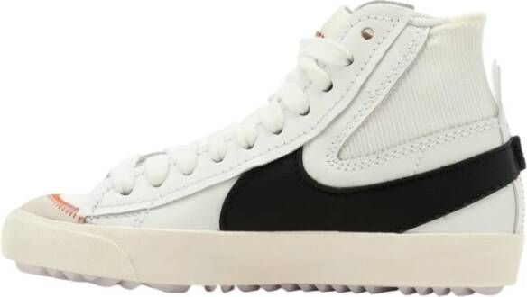 Nike Jumbo High-Top Sneaker Wit Zwart White Dames