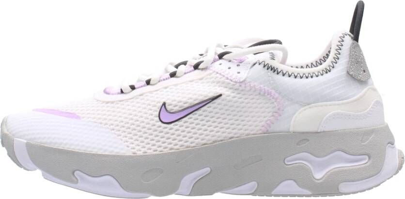 Nike React Live (GS) White Lilac Fog Grey Off Noir - Foto 3