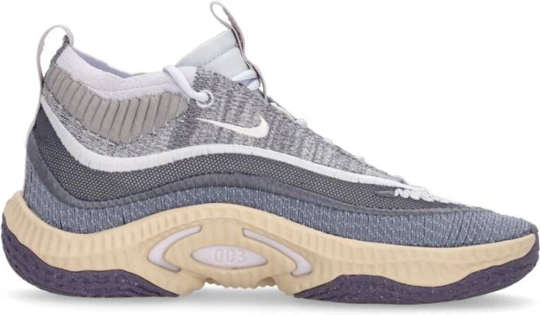 Nike Unity Basketbalschoen Grijs Wit Leisteen