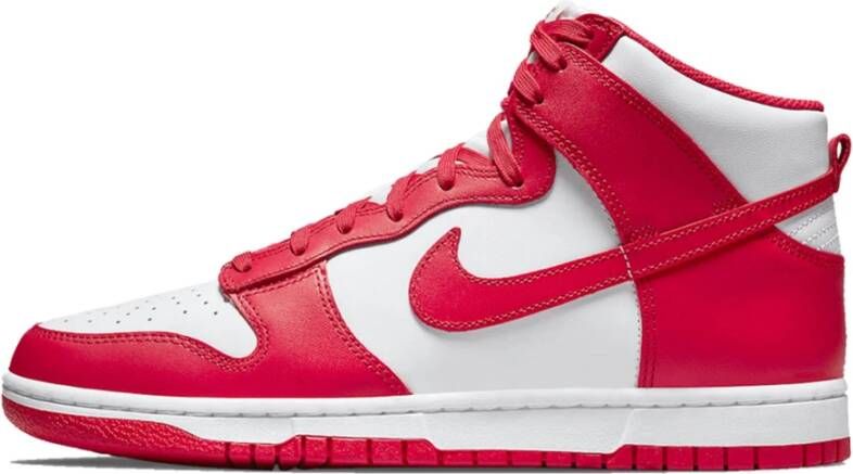 Nike Dunk High (gs) Basketball Schoenen white university red 36.5 beschikbare maaten:36.5