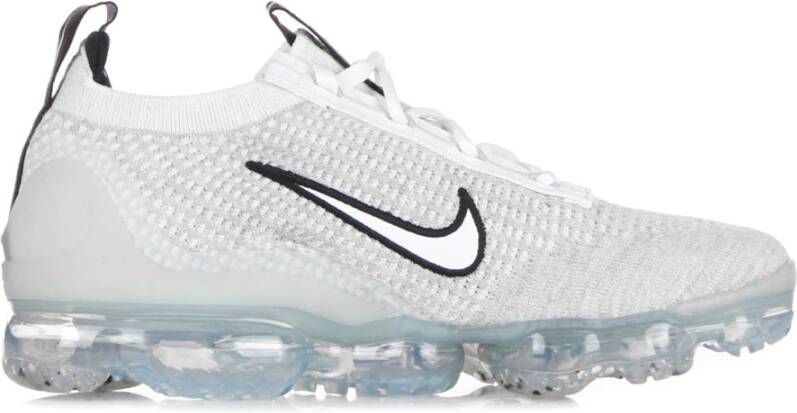 Nike Vapormax 2021 Lage Sneaker Wit Zwart Zilver White Dames