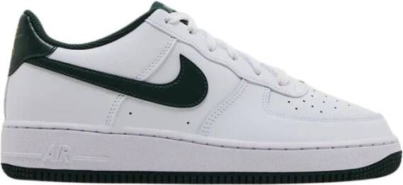 Nike Lage Sneakers Air Force 1 Low White Vintage Green (GS)