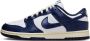 Nike Vintage Navy Dunk Low Dames Sneakers Blue Dames - Thumbnail 3