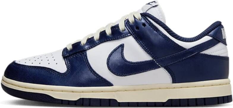 Nike Vintage Navy Dunk Low (W) Blauw Dames