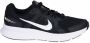 Nike Run Swift 2 Mannen Sportschoenen Black White-Dk Smoke Grey - Thumbnail 4