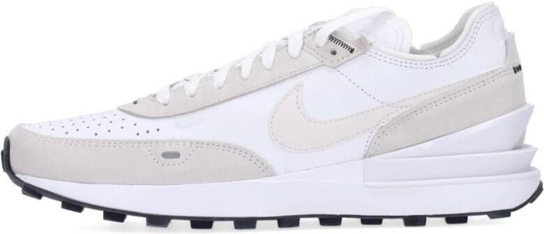 Nike Waffle One Leren Sneakers White Heren