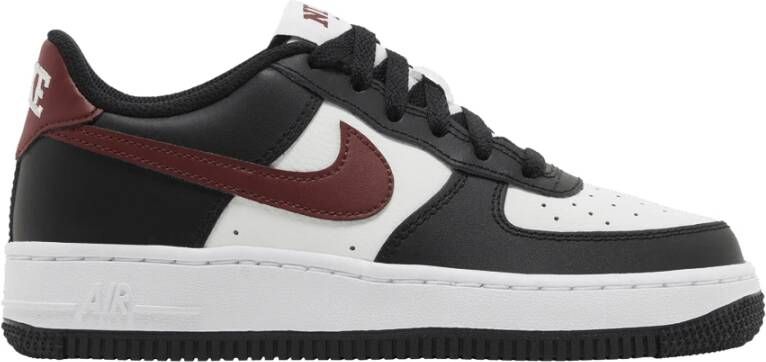 Nike Lage Sneakers Air Force 1 Low White Dark Team Red (GS) - Foto 1