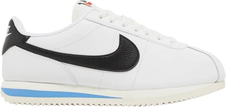 Nike Lage Sneakers Cortez White Black Light Photo Blue ( 's)