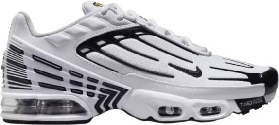 Nike Lage Sneakers Air Max Plus 3 White Black (GS)