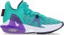 Nike Lebron Witness 6 Clear Emerald Hyper Pink Wild Berry Schoenmaat 40 1 2 Basketball Perfor ce Low CZ4052 300 - Thumbnail 1