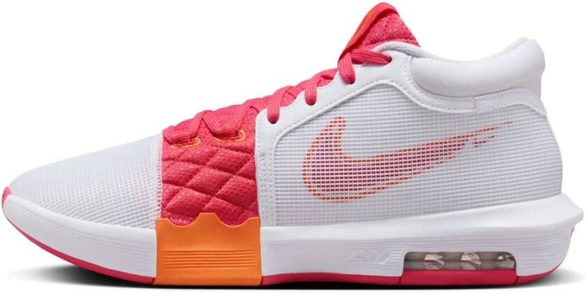 Nike LeBron Heren Schoenen Wit Maat: 42.5 Mesh Synthetisch Foot Locker
