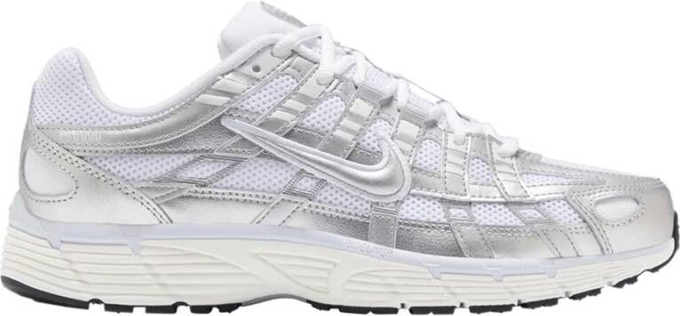 Nike Lage Sneakers P-6000 White Blue Tint Sail Metallic Silver ( 's)