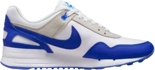 Nike Witte Canvas Lage Sneakers Blue Heren