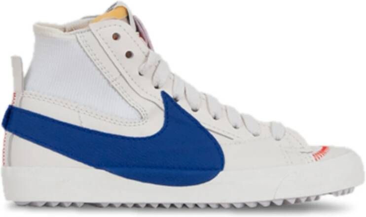 Nike Jumbo High-top Sneaker met Oversized Swoosh White Heren