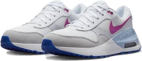 Nike Witte Fuchsia Air Max Systm Sneakers White Dames