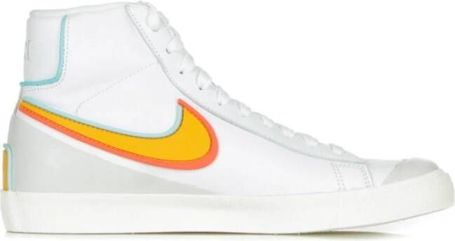 Nike Blazer Mid '77 Heren Schoenen White Leer Foot Locker