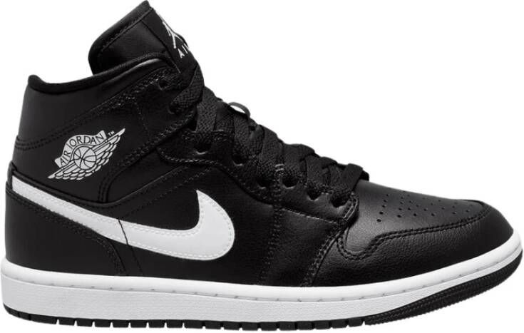 Jordan Wmns Air 1 Mid Basketball Schoenen black white black maat: 40.5 beschikbare maaten:40.5