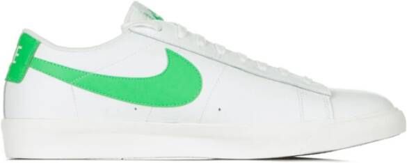 Nike Blazer Low Heren Schoenen White Leer Foot Locker