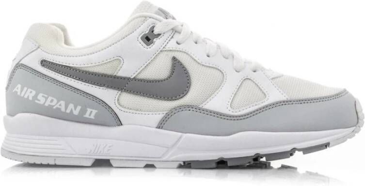 Nike Witte Leren Sneakers Air Span 2 White Heren