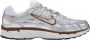 Nike Lage Sneakers P-6000 White Light British Tan (Women's) - Thumbnail 1