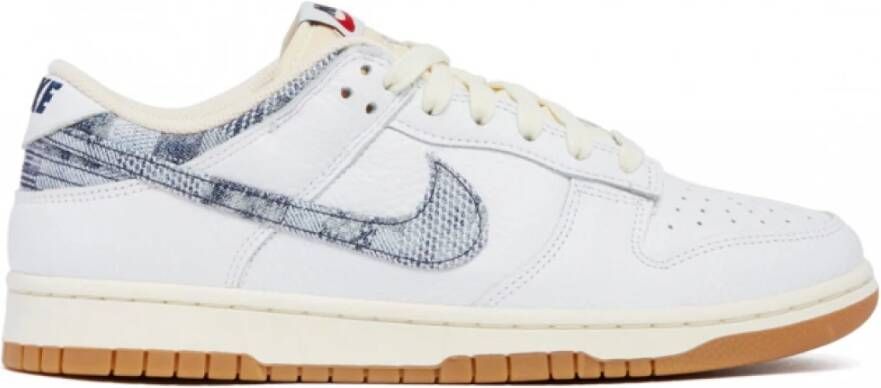 Nike Witte Sneakers met Retro Basketbal Stijl White Heren