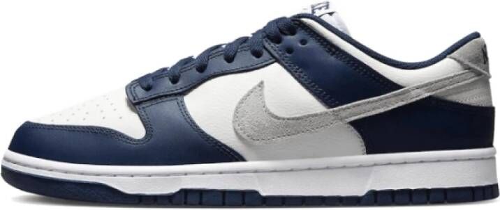 Nike Witte Suède Sneakers Blue Heren
