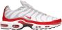 Nike Lage Sneakers Air Max Plus White Sport Red - Thumbnail 1
