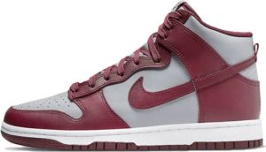 Nike Witte Zwarte Dunk Sneakers Rood Heren