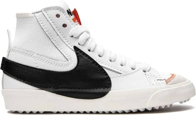 Nike Jumbo High-Top Sneaker Wit Zwart White Dames