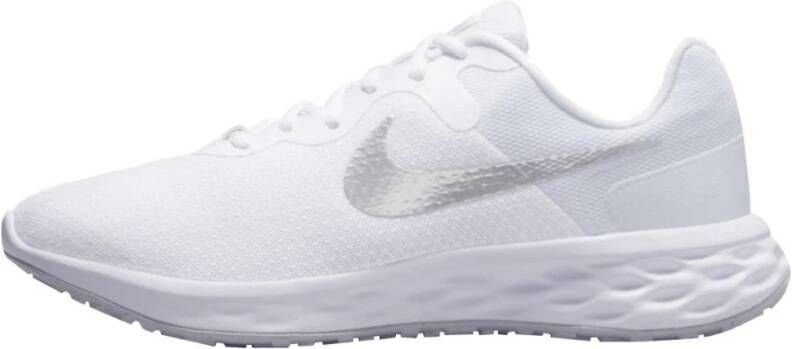 Nike Revolution 6 Next Nature Hardloopschoenen Sportschoenen Vrouwen Wit Zilver - Foto 7