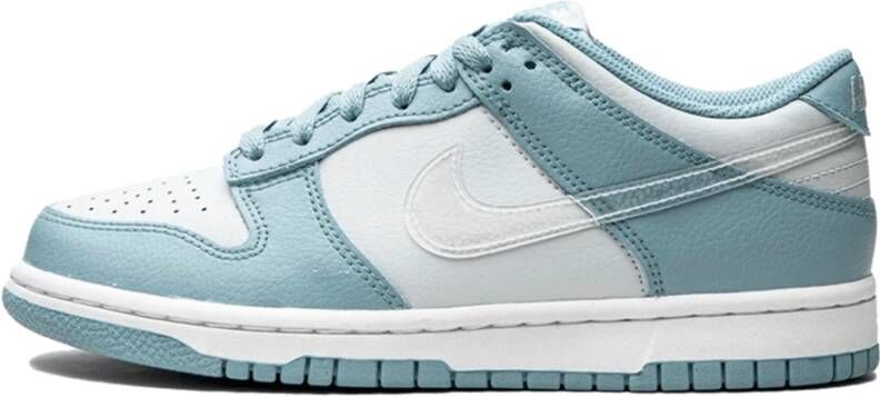 Nike Worn Blue Clear Leren Sneakers Blauw Dames