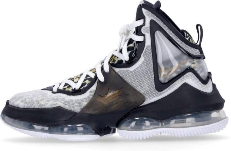 Nike XIX Basketbalschoen Wit Goud Zwart