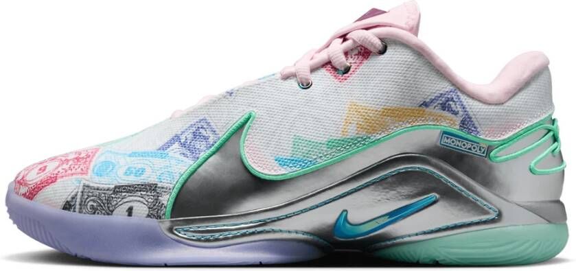 Nike LeBron Heren Schoenen Wit Maat: 47.5 Mesh Synthetisch Foot Locker