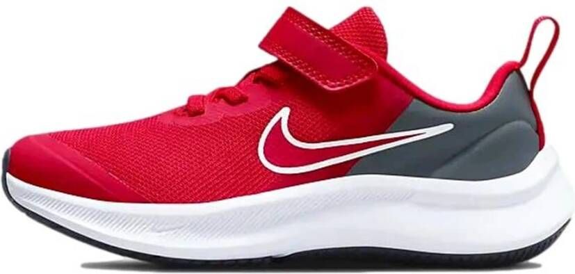 Nike star runner 3 hardloopschoenen rood grijs kinderen - Foto 2